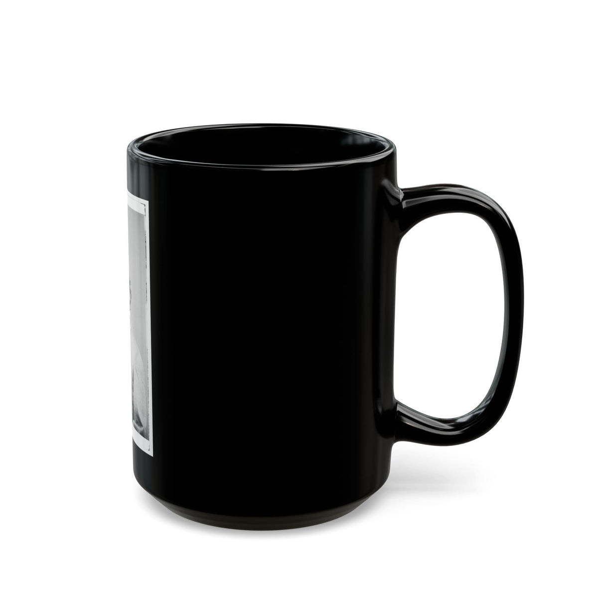Portrait Of Maj. Gen. Benjamin Huger, Officer Of The Confederate Army (U.S. Civil War) Black Coffee Mug