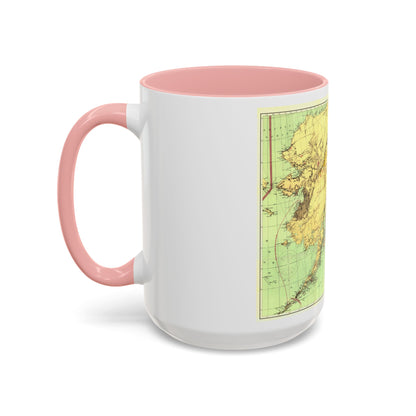 Alaska - The Gold & Coal Fields (1898) (Map) Accent Coffee Mug