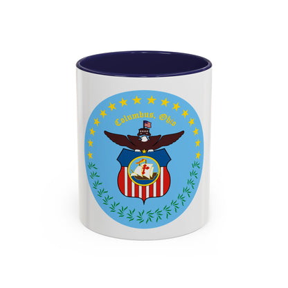 Seal of Columbus Ohio - Accent Coffee Mug