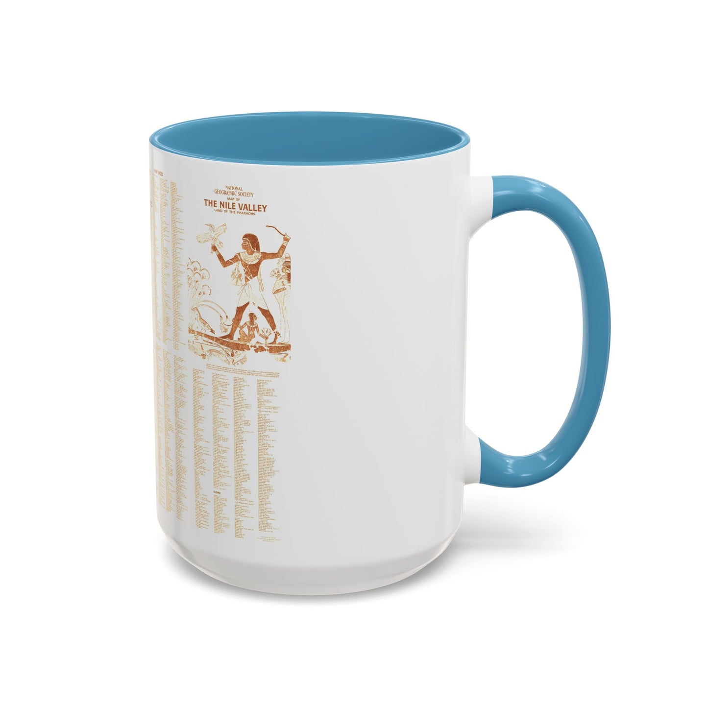 Egypt - Your Introduction to Ancient (1965) (Map) Accent Coffee Mug