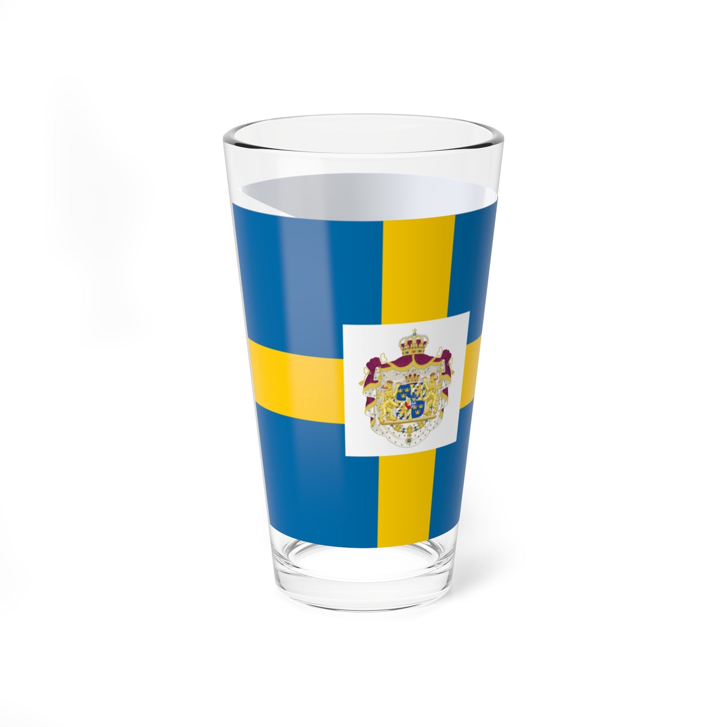 Sweden-Royal-flag-grand-coa (Sweden) Pint Glass 16oz