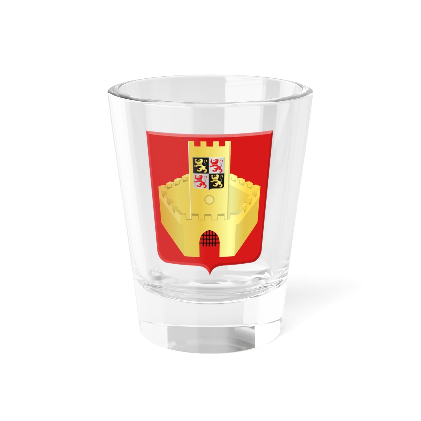 Hannut wapen (Belgium) (Coat of Arms) Shot Glass 1.5oz