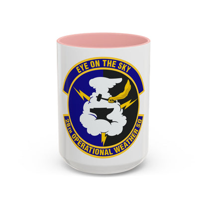 28th Operational Weather Squadron (U.S. Air Force) Accent Coffee Mug