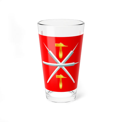 Flag of Tula Oblast (Russia) Pint Glass 16oz