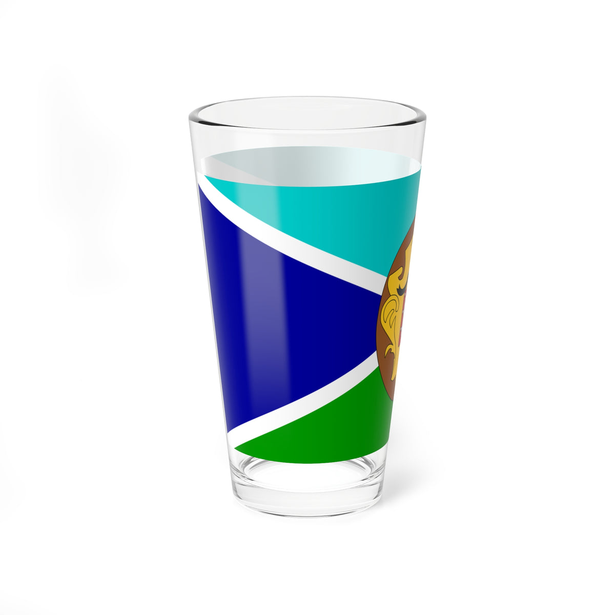 Bandera del Municipio Andres Bello (Venezuela) Pint Glass 16oz