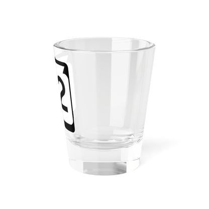 WIS 32 no arrows (Wisconsin) (Road Sign) Shot Glass 1.5oz
