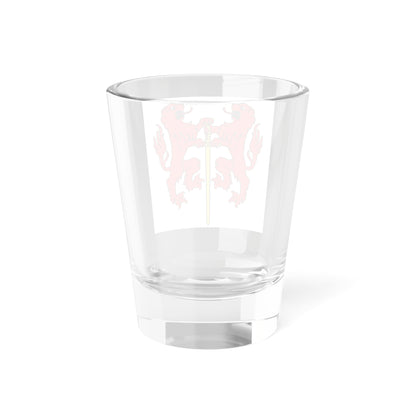 CHE Conthey District Flag (Switzerland) Shot Glass 1.5oz