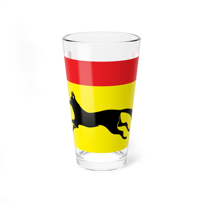 Flag of Totemsky rayon Vologda oblast (Russia) Pint Glass 16oz