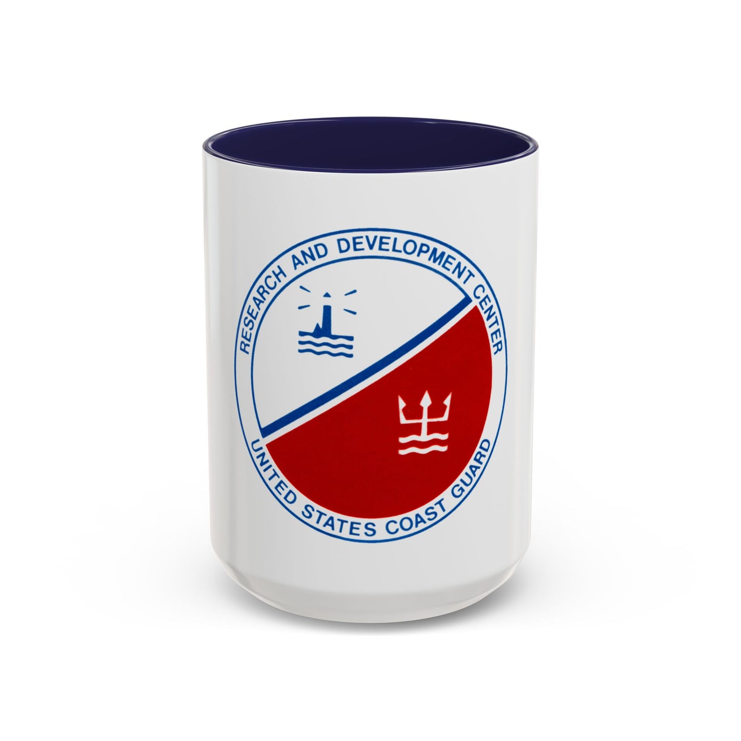 USCG Research And Development Center (U.S. Coast Guard) Accent Coffee Mug