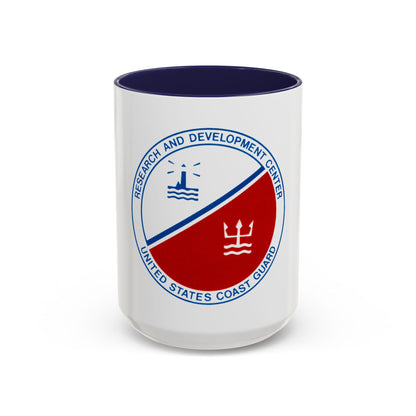 USCG Research And Development Center (U.S. Coast Guard) Accent Coffee Mug