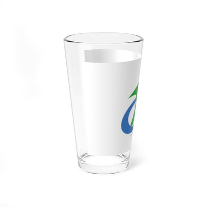 Flag of Aisho Shiga (Japan) Pint Glass 16oz