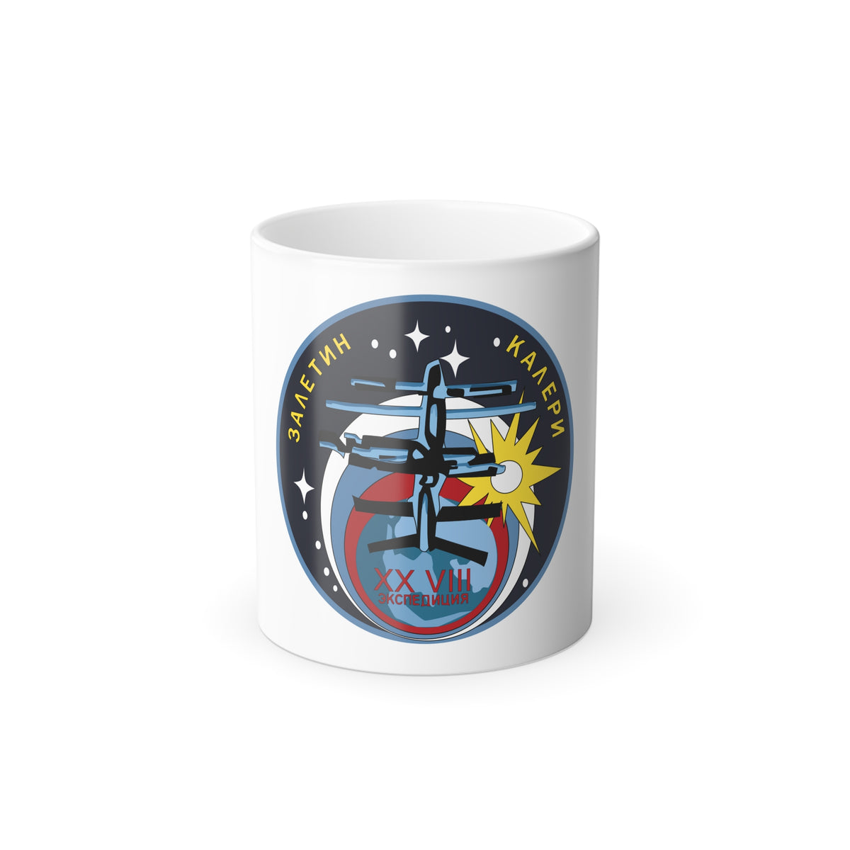 Soyuz TM-30 (Soyuz Programme) Color Changing Mug 11oz