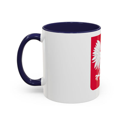 Coat of arms of Poland (1980-1990) - Accent Coffee Mug