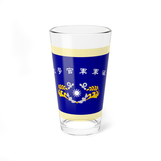 ROC Naval Academy Flag (China) Pint Glass 16oz