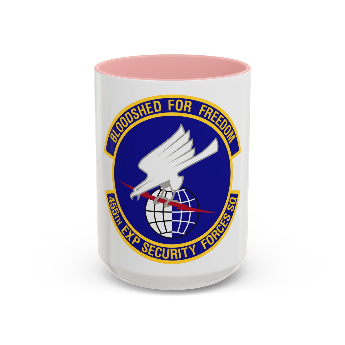 455th Expeditionary Security Forces Squadron (U.S. Air Force) Accent Coffee Mug
