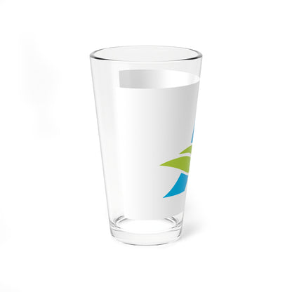 Flag of Abira Hokkaido (Japan) Pint Glass 16oz