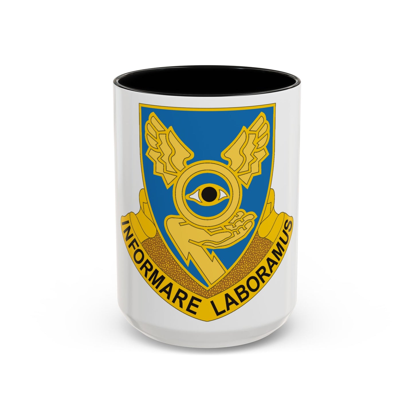 1st Military Intelligence Battalion (U.S. Army) Accent Coffee Mug