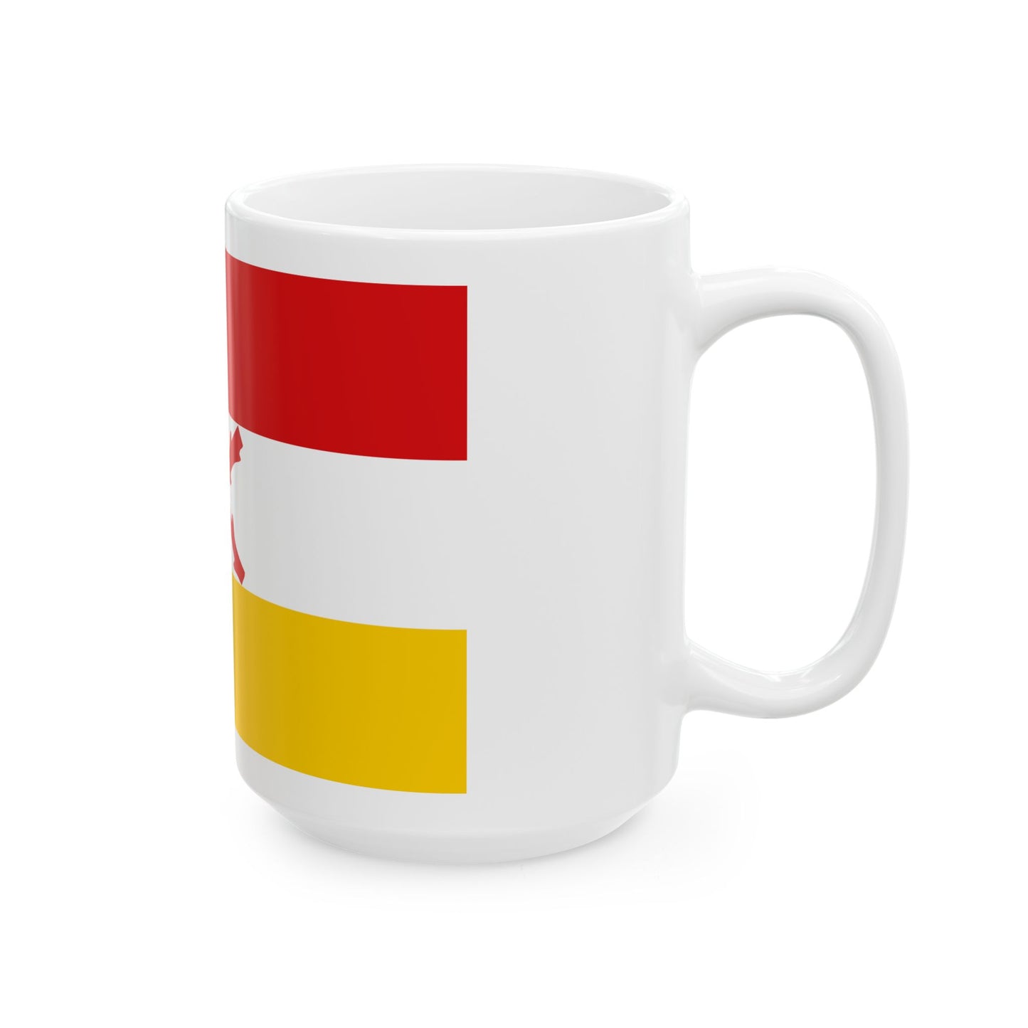 Civil ensign of the Spanish Netherlands (Belgium) White Coffee Mug