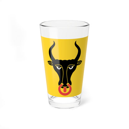 Flag of Canton of Uri alt (Switzerland) Pint Glass 16oz