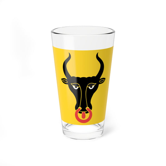 Flag of Canton of Uri alt (Switzerland) Pint Glass 16oz