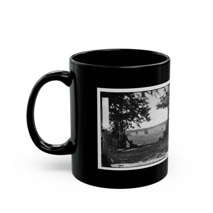 Cedar Mountain, Va. Battlefield Viewed From The West (U.S. Civil War) Black Coffee Mug