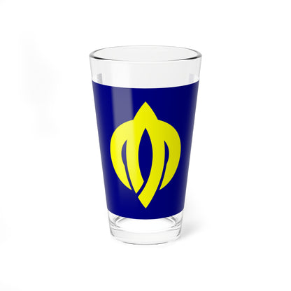 Flag of Oda Fukui 1961-2005 (Japan) Pint Glass 16oz