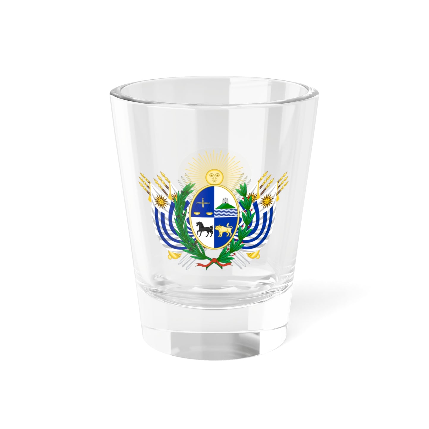 Coat of arms of Uruguay (1829-1908) - Shot Glass 1.5oz