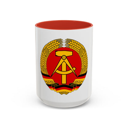 Coat of arms of East Germany - Accent Coffee Mug