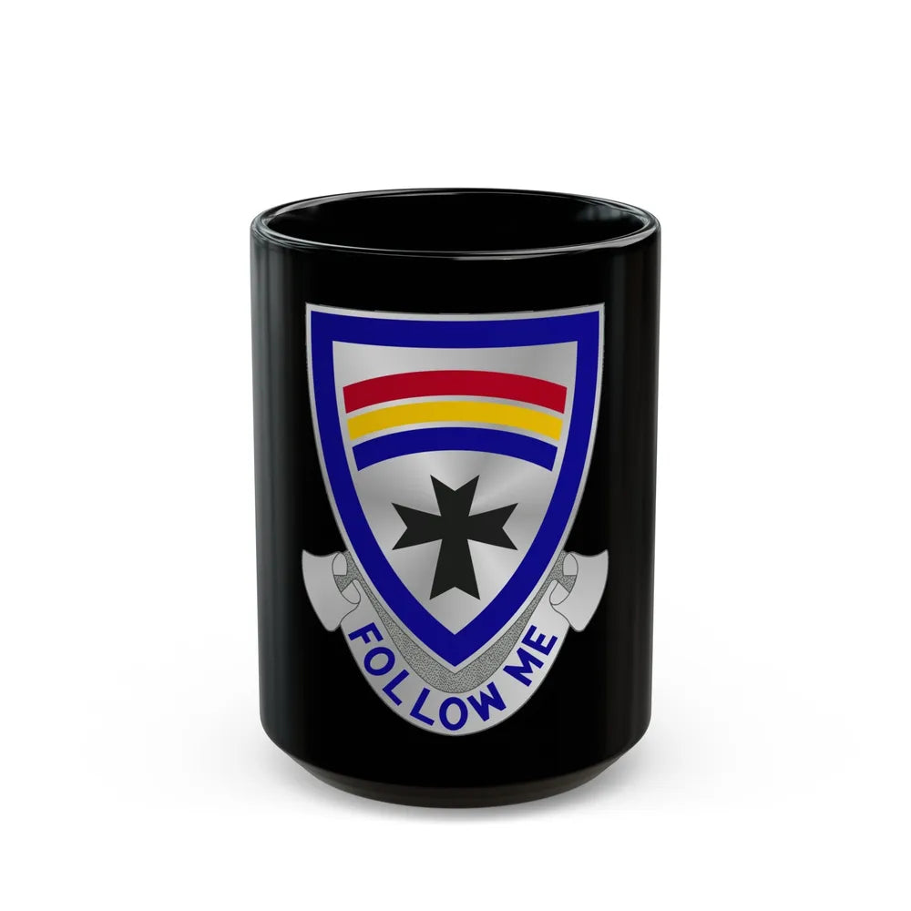 166th Infantry Regiment (U.S. Army) Black Coffee Mug-15oz-Go Mug Yourself