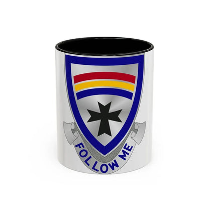 166th Infantry Regiment (U.S. Army) Accent Coffee Mug 11oz Black - Go Mug Yourself