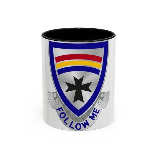 166th Infantry Regiment (U.S. Army) Accent Coffee Mug 11oz Black - Go Mug Yourself