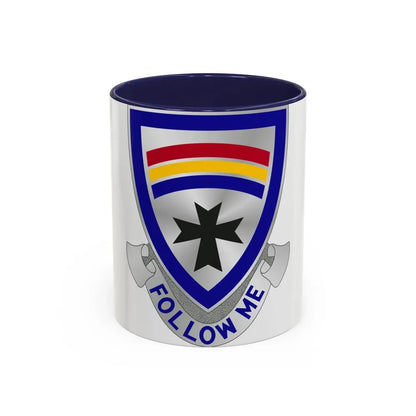 166th Infantry Regiment (U.S. Army) Accent Coffee Mug 11oz Navy - Go Mug Yourself