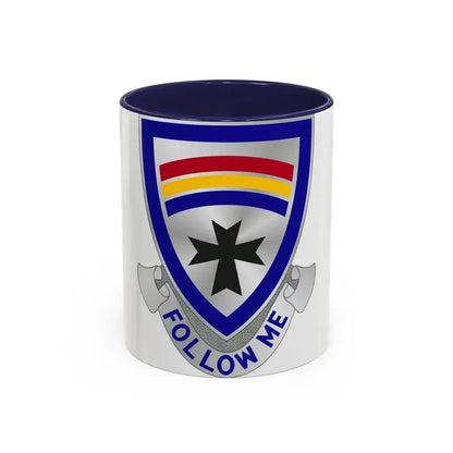166th Infantry Regiment (U.S. Army) Accent Coffee Mug 11oz Navy - Go Mug Yourself
