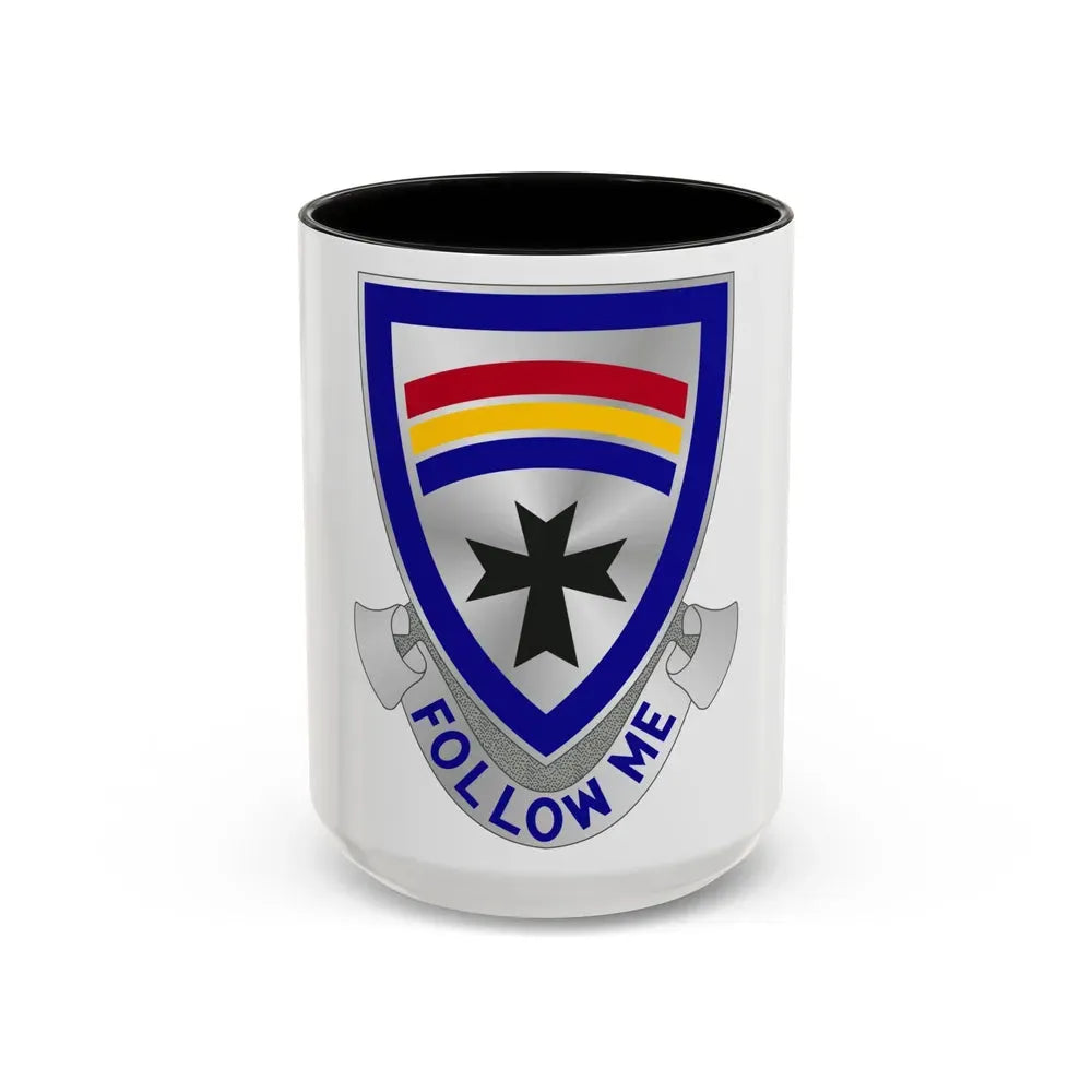 166th Infantry Regiment (U.S. Army) Accent Coffee Mug 15oz Black - Go Mug Yourself