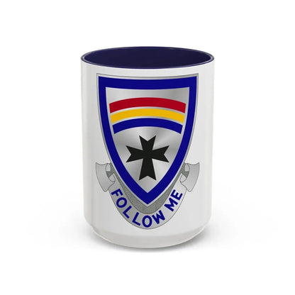166th Infantry Regiment (U.S. Army) Accent Coffee Mug 15oz Navy - Go Mug Yourself