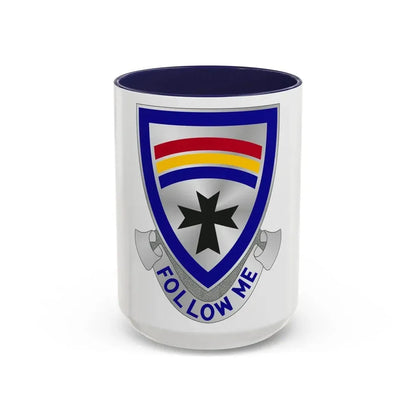 166th Infantry Regiment (U.S. Army) Accent Coffee Mug 15oz Navy - Go Mug Yourself