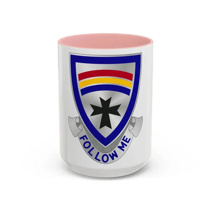 166th Infantry Regiment (U.S. Army) Accent Coffee Mug 15oz Pink - Go Mug Yourself