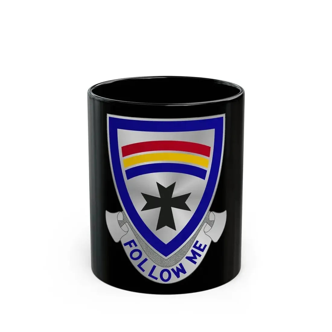 166th Infantry Regiment (U.S. Army) Black Coffee Mug 11oz - Go Mug Yourself