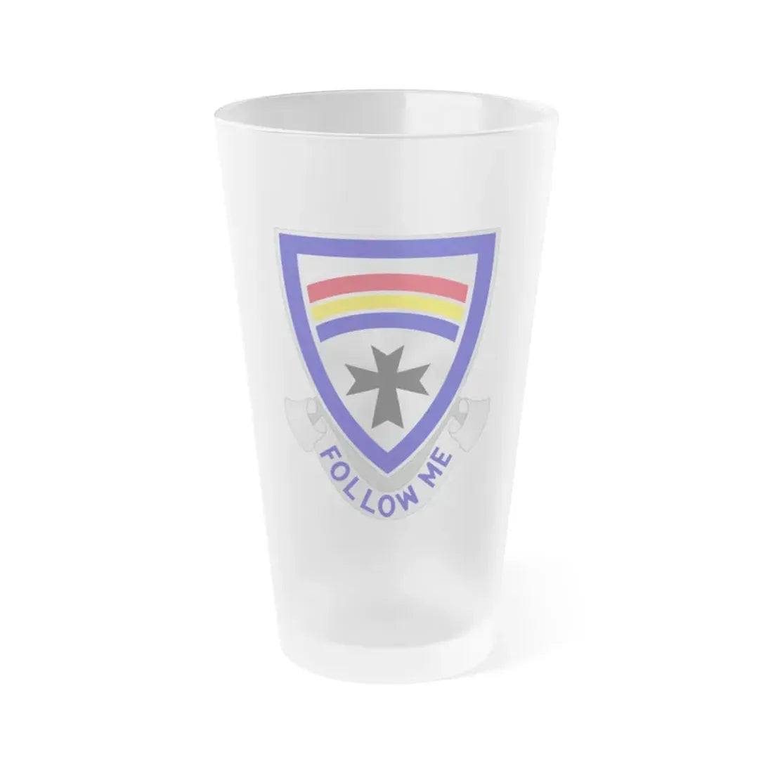 166th Infantry Regiment (U.S. Army) Frosted Pint Glass 16oz Default Title - Go Mug Yourself