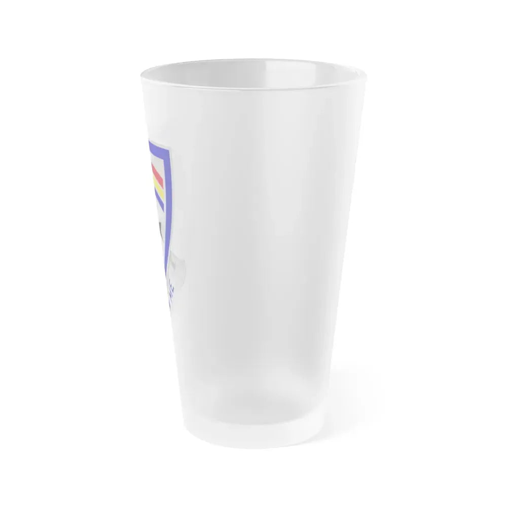 166th Infantry Regiment (U.S. Army) Frosted Pint Glass 16oz - Go Mug Yourself