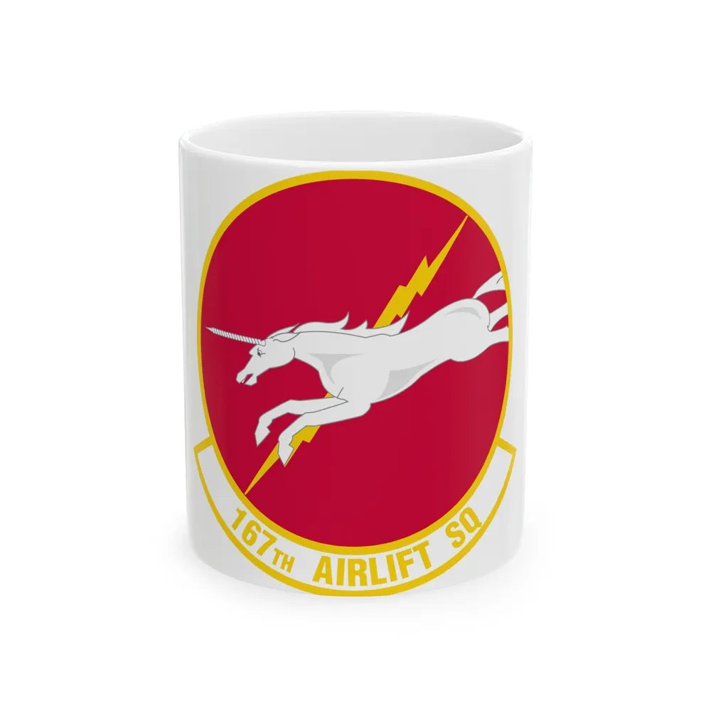 167 Airlift Squadron (U.S. Air Force) White Coffee Mug-11oz-Go Mug Yourself