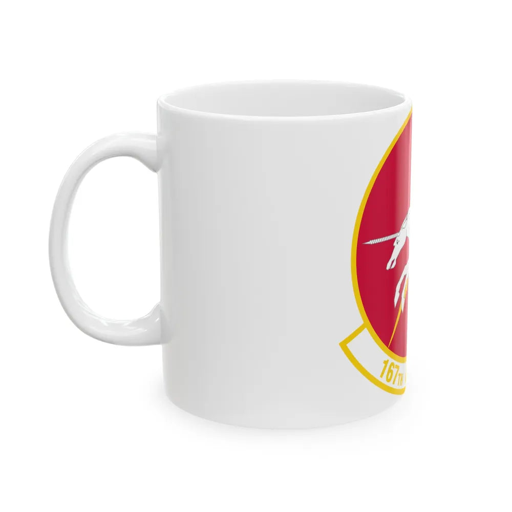 167 Airlift Squadron (U.S. Air Force) White Coffee Mug-Go Mug Yourself