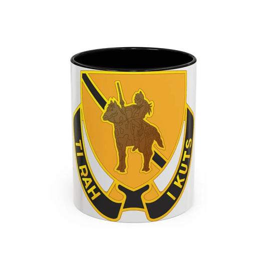 167 Cavalry Regiment (U.S. Army) Accent Coffee Mug 11oz Black - Go Mug Yourself