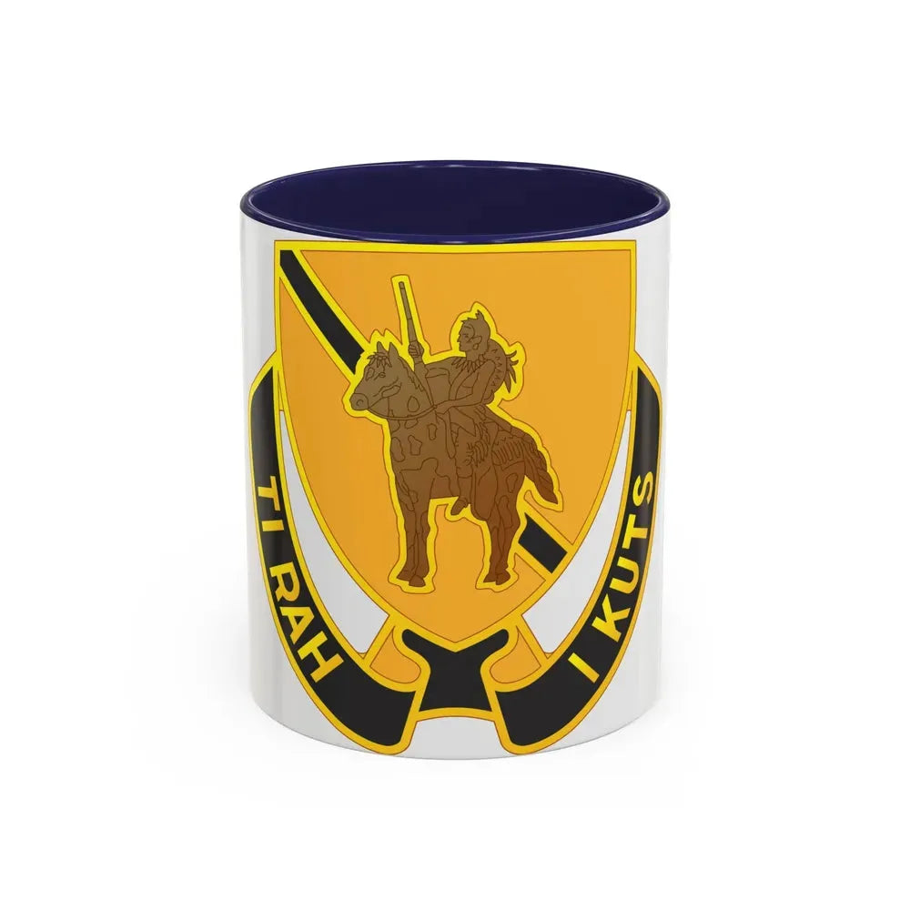 167 Cavalry Regiment (U.S. Army) Accent Coffee Mug 11oz Navy - Go Mug Yourself