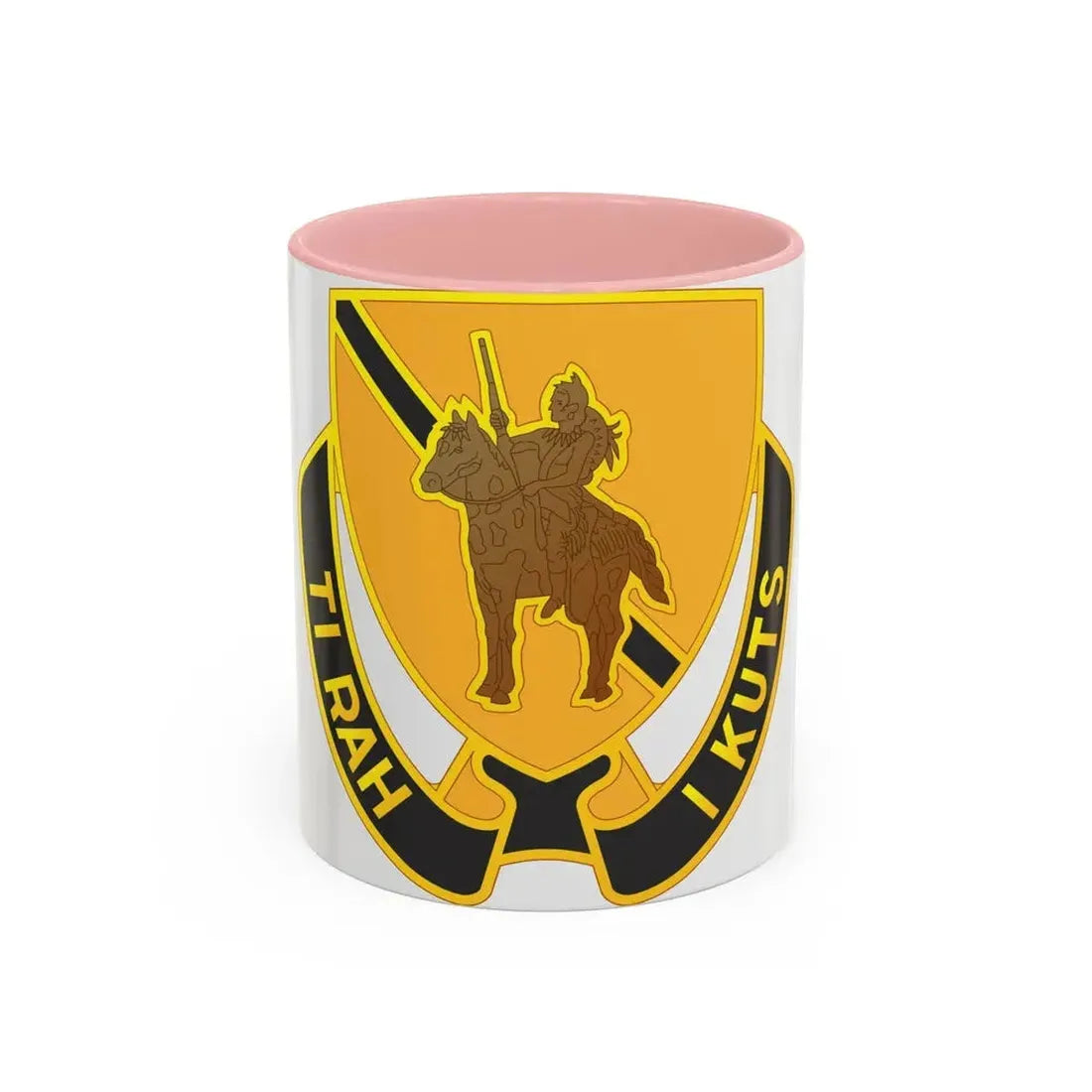 167 Cavalry Regiment (U.S. Army) Accent Coffee Mug 11oz Pink - Go Mug Yourself