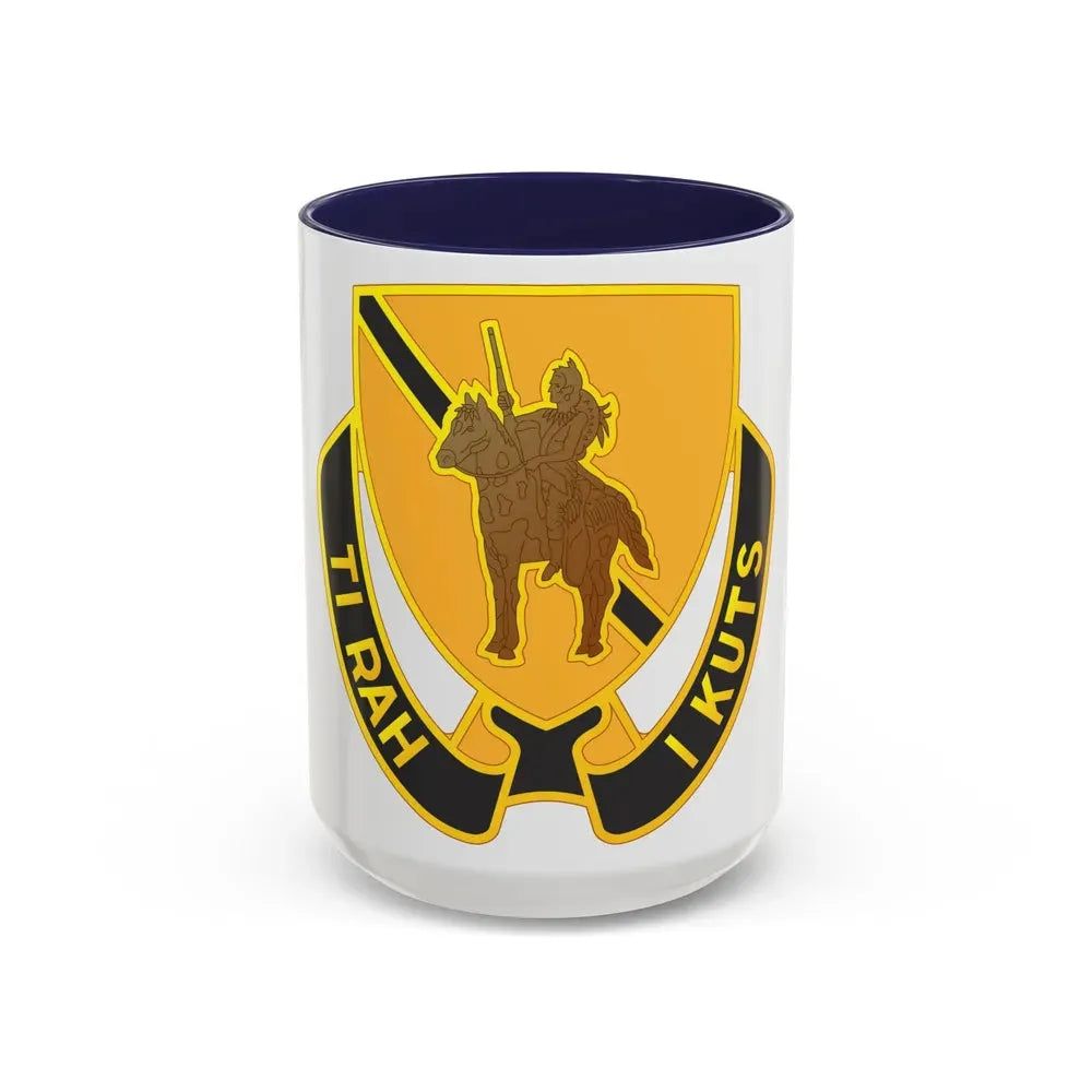 167 Cavalry Regiment (U.S. Army) Accent Coffee Mug 15oz Navy - Go Mug Yourself