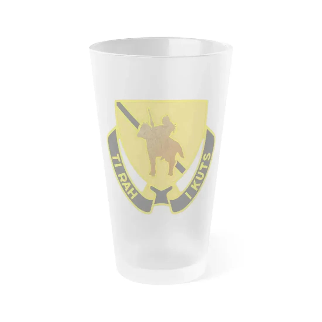 167 Cavalry Regiment (U.S. Army) Frosted Pint Glass 16oz Default Title - Go Mug Yourself