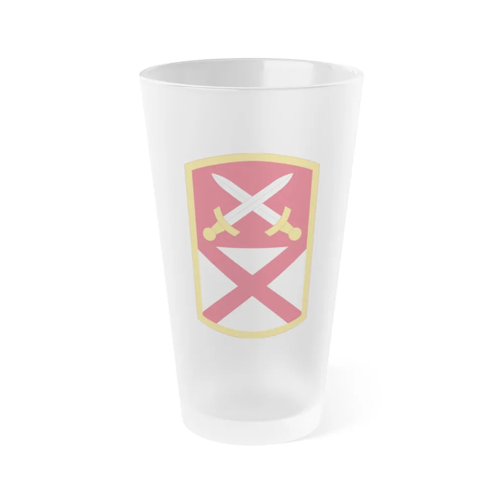 167 Sustainment Command (U.S. Army) Frosted Pint Glass 16oz-Go Mug Yourself