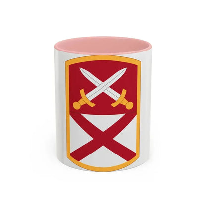 167 Sustainment Command (U.S. Army) Accent Coffee Mug 11oz Pink - Go Mug Yourself