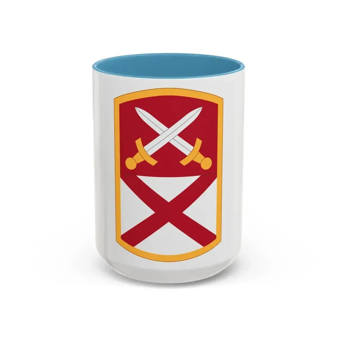 167 Sustainment Command (U.S. Army) Accent Coffee Mug 15oz Light Blue - Go Mug Yourself